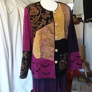 🎉HP🎉Vintage!!!& unique. INDIGO MOON Jacket